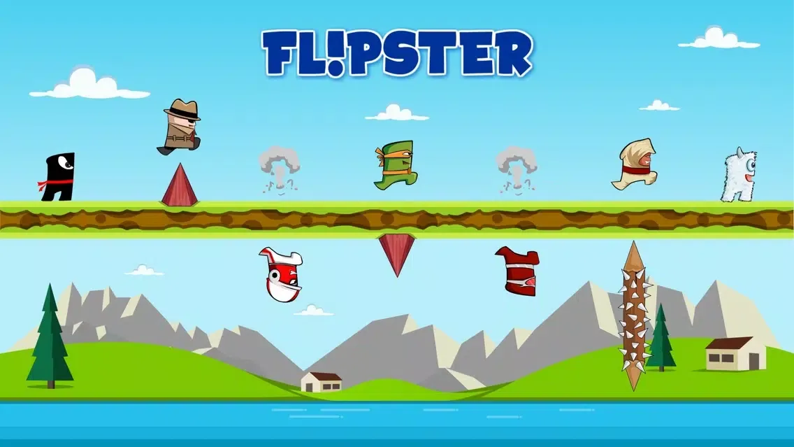 Flipster - Endless Arcade Jumper स्क्रीनशॉट