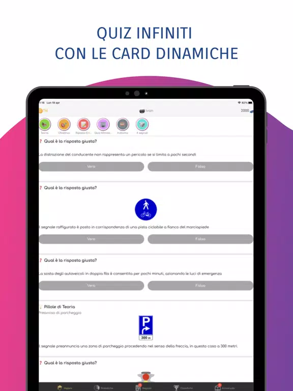 Capturas de pantalla de Quiz Patente Nuovo 2023 iPad 