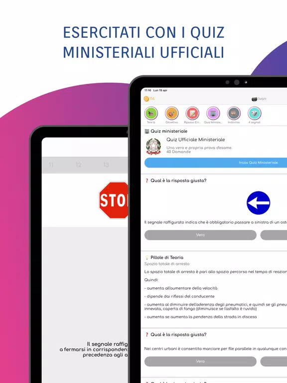Capturas de pantalla de Quiz Patente Nuovo 2023 iPad 
