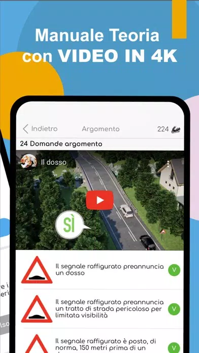Capturas de pantalla de Quiz Patente Nuovo 2023