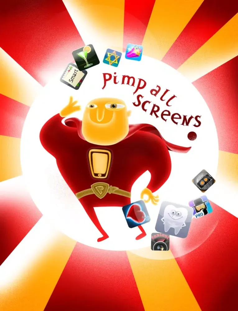 Pimp All Screens - Free Cool Custom Wallpapers, App Shelves, Frames, & Icons iPad  Ekran Görüntüleri
