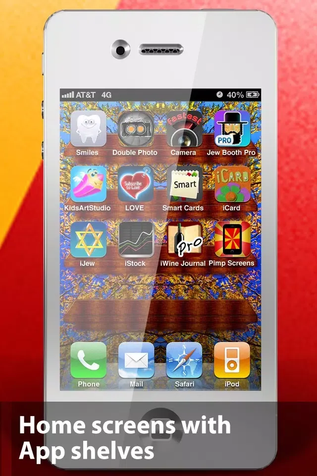 Pimp All Screens - Free Cool Custom Wallpapers, App Shelves, Frames, & Icons Ekran Görüntüleri
