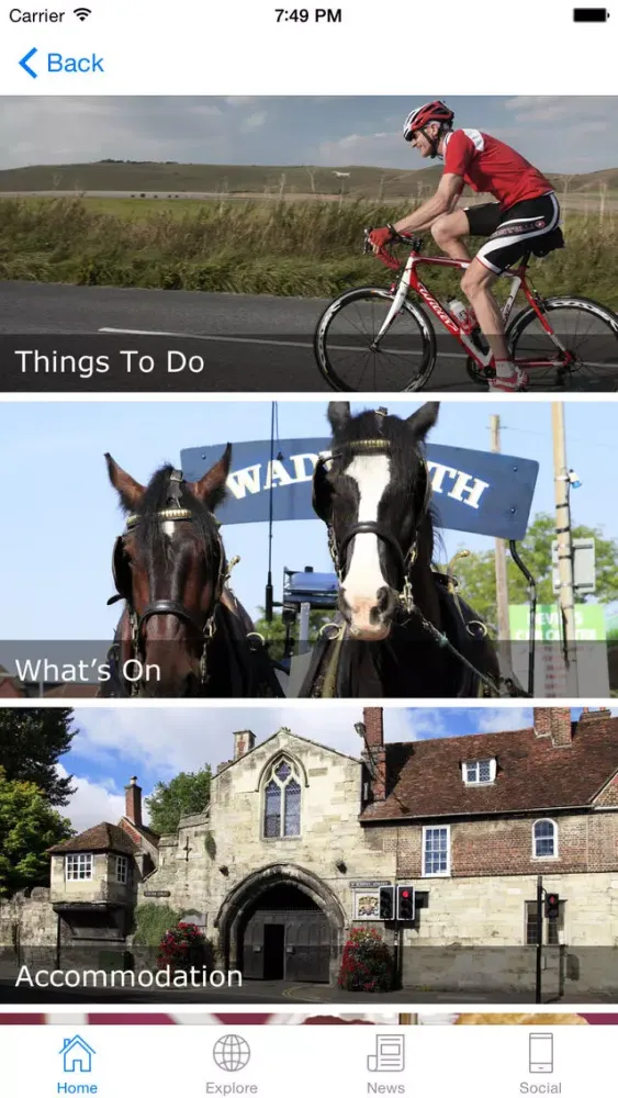 Ảnh chụp màn hình của Visit Wiltshire Official App