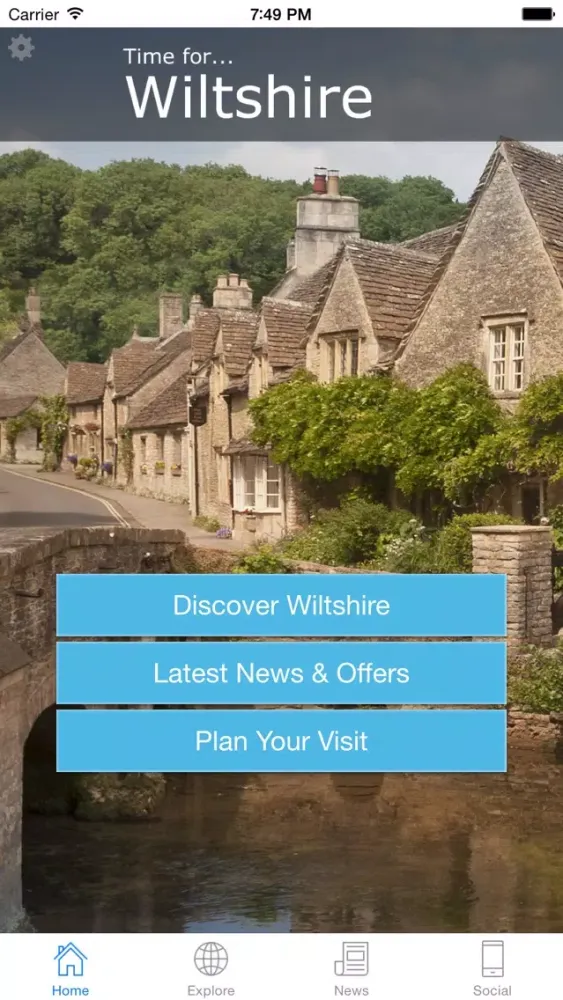 Ảnh chụp màn hình của Visit Wiltshire Official App