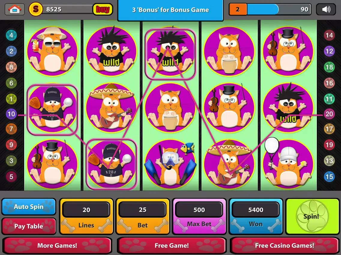 Lucky Kitty Slots iPad 應用截圖