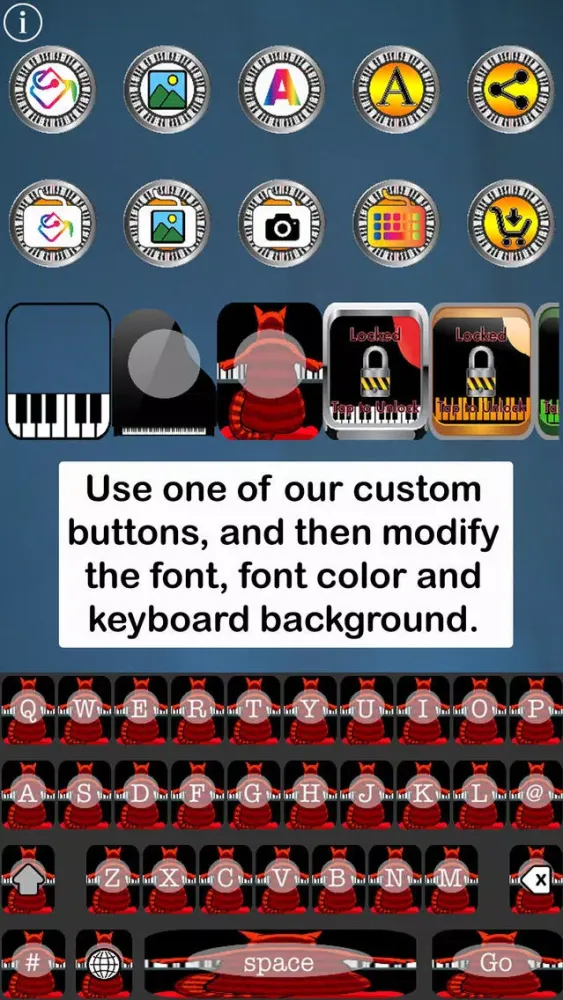Piano Keys Custom Keyboard स्क्रीनशॉट