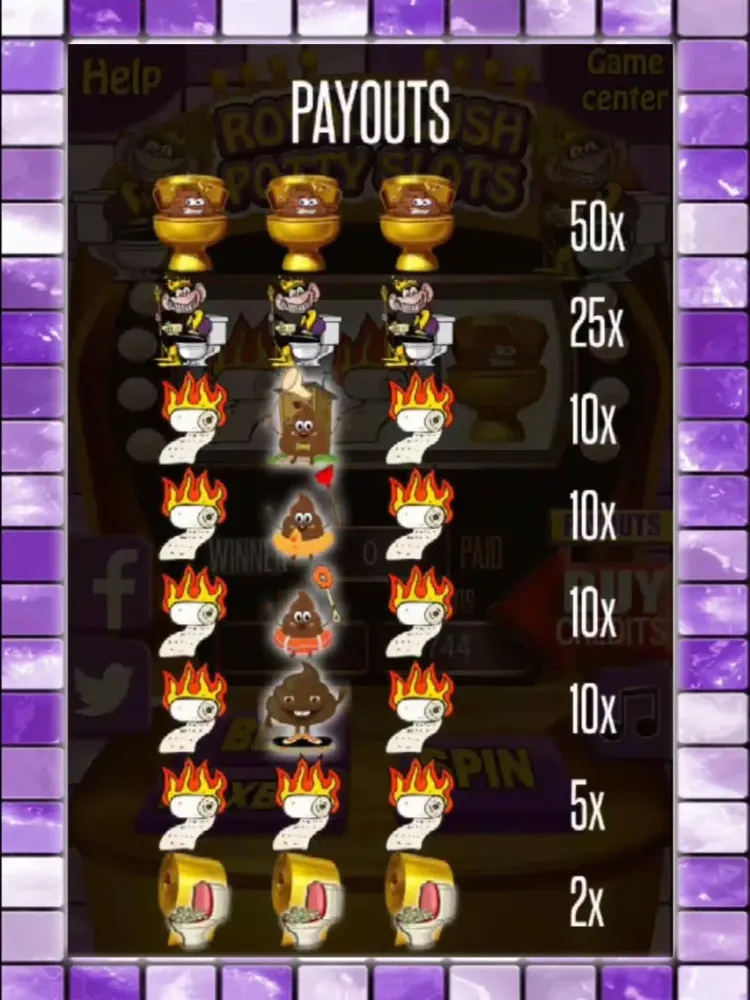 Screenshot di Royal Flush Potty Slots iPad 
