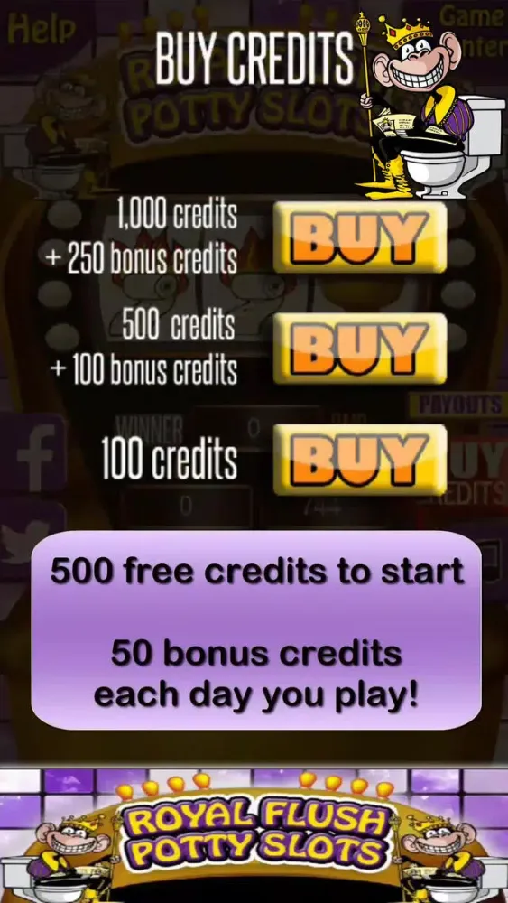 Screenshot di Royal Flush Potty Slots