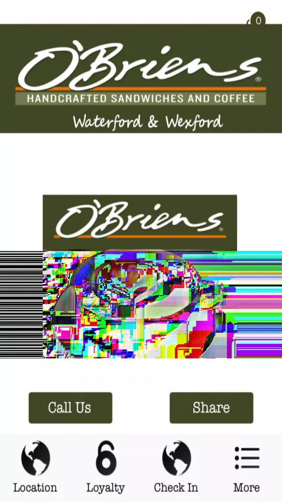 O'Briens Waterford & Wexford Coffee Shop Official App स्क्रीनशॉट