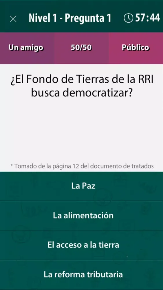 Paz al Tablero स्क्रीनशॉट