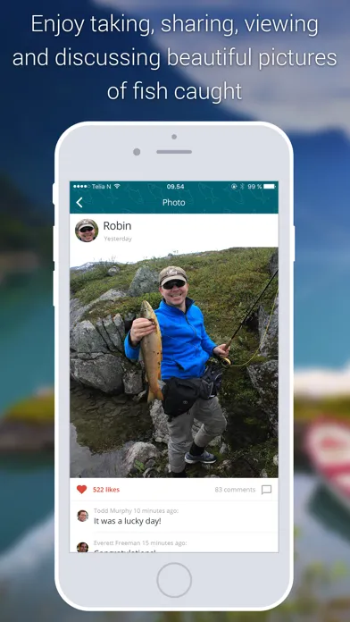 Captures d'écran de Catchagram - Social Fishing App for Sportsfishermen