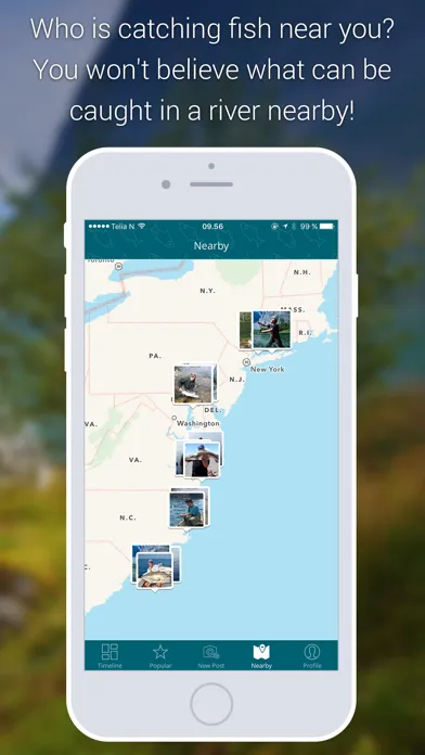 Captures d'écran de Catchagram - Social Fishing App for Sportsfishermen