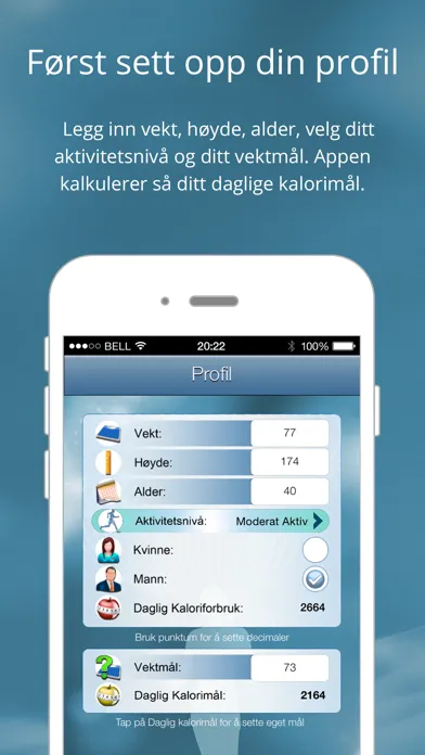 Kaloriteller - Slanke app应用截图