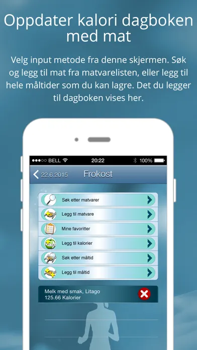Kaloriteller - Slanke app应用截图