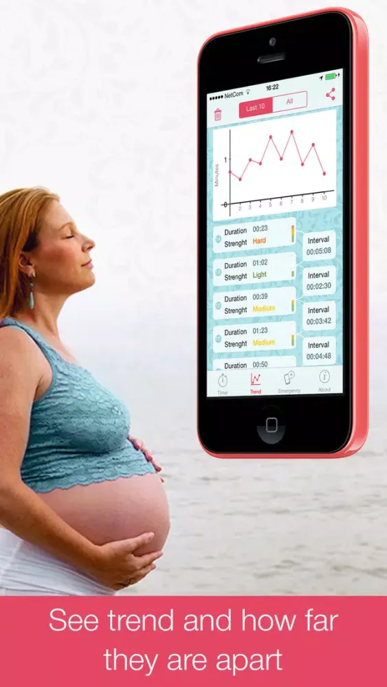 Captures d'écran de Labor Contraction Timer - Pregnancy Reference