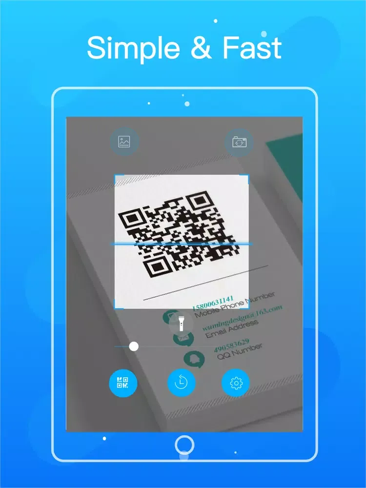 تصاویر Handy QR Scanner iPad 