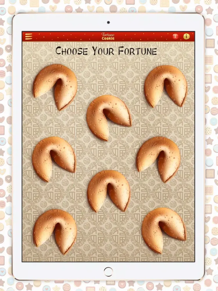 Ảnh chụp màn hình của Fortune Cookie for Daily Life iPad 