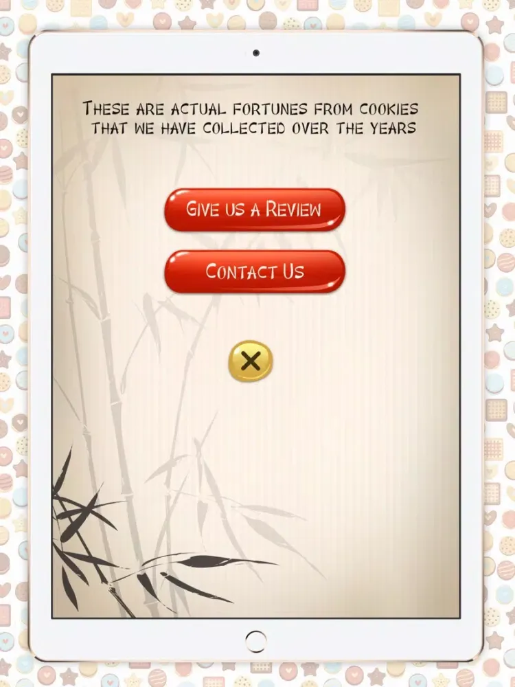 Ảnh chụp màn hình của Fortune Cookie for Daily Life iPad 