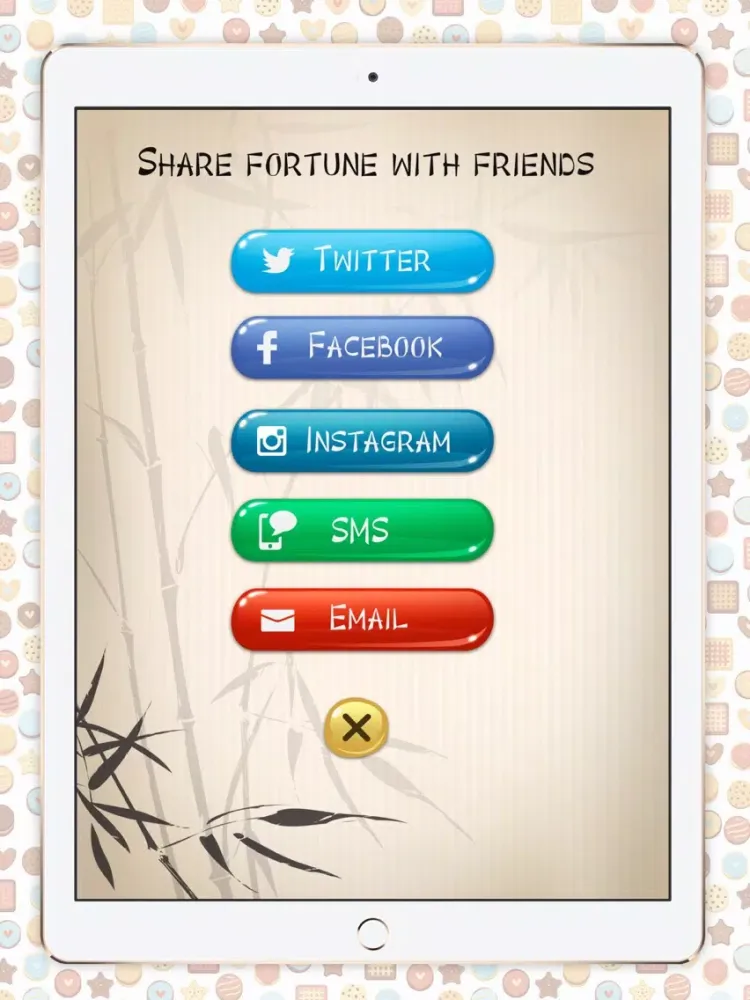 Ảnh chụp màn hình của Fortune Cookie for Daily Life iPad 