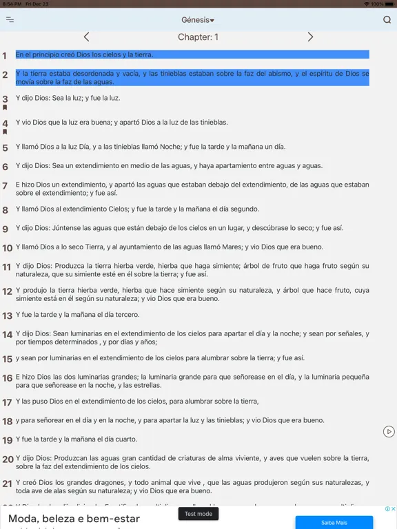 Captures d'écran de Biblia Reina Valera (Spanish) iPad 