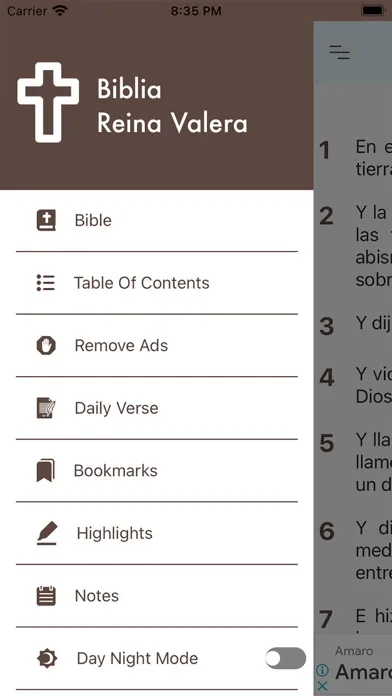 Captures d'écran de Biblia Reina Valera (Spanish)