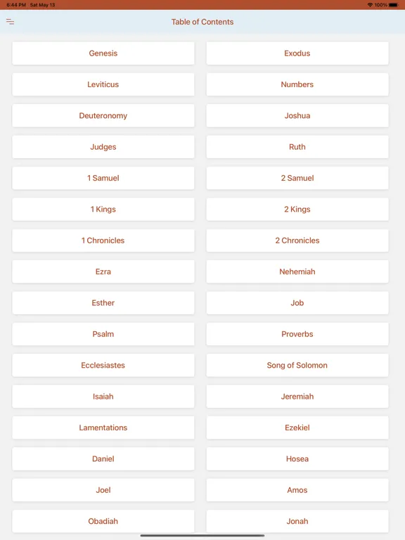 ภาพหน้าจอของ Christian Standard Bible (CSB) iPad 