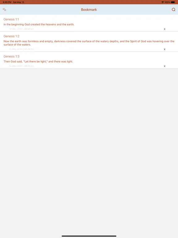 ภาพหน้าจอของ Christian Standard Bible (CSB) iPad 