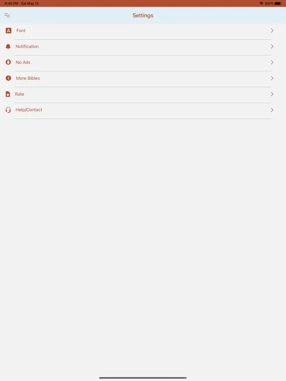 ภาพหน้าจอของ Christian Standard Bible (CSB) iPad 
