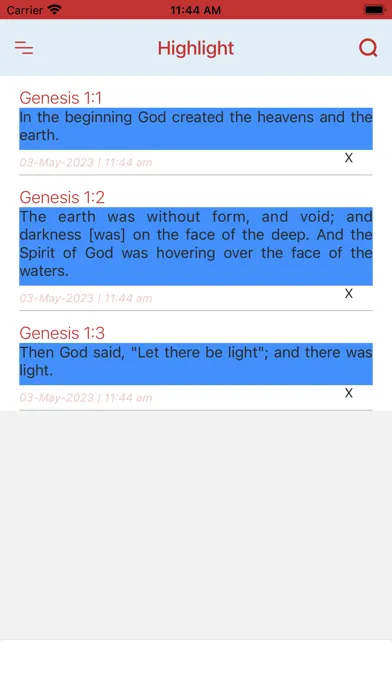 King James Version Bible (KJV) 스크린샷