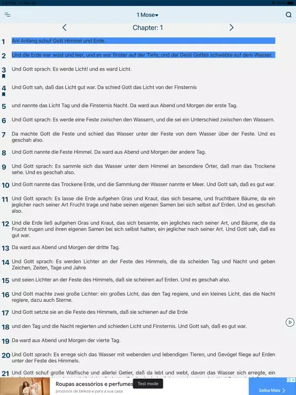 Ảnh chụp màn hình của Luther Bibel (German) iPad 