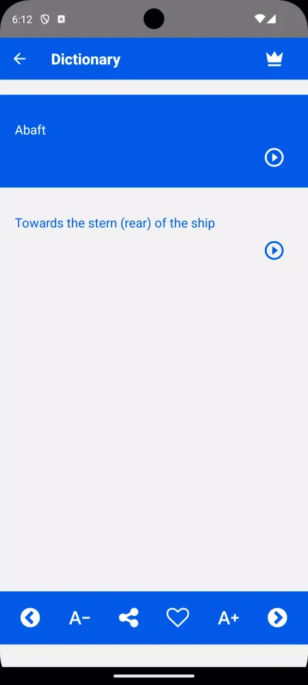 Maritime Terms & Dictionary Screenshots