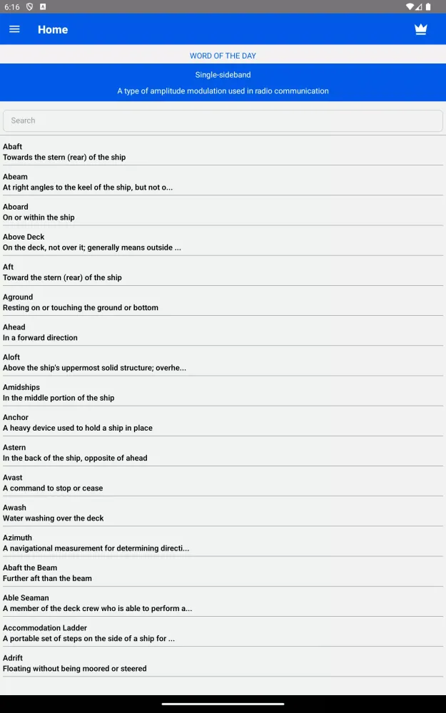 Maritime Terms & Dictionary Screenshots