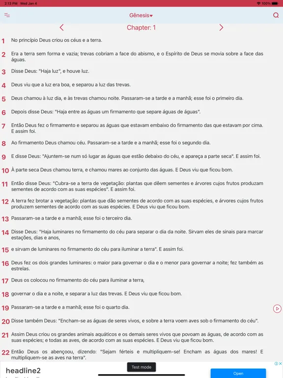 NVI Português Portuguese Bible iPad  Screenshots