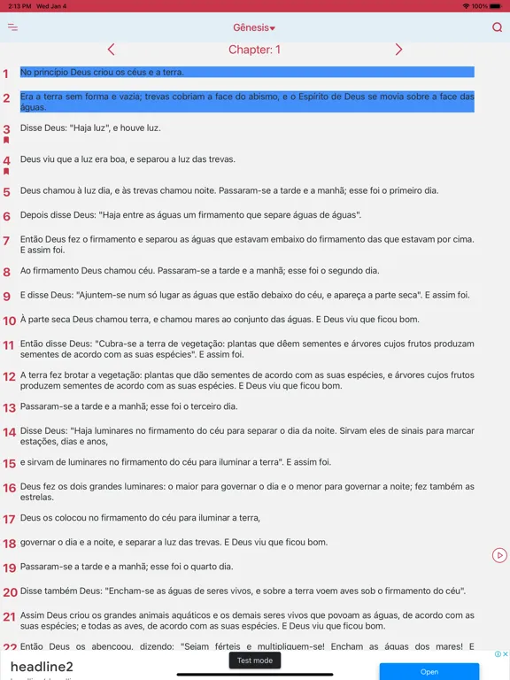 NVI Português Portuguese Bible iPad  Screenshots