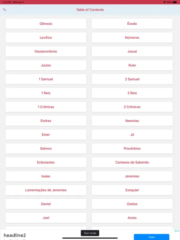 NVI Português Portuguese Bible iPad  Screenshots