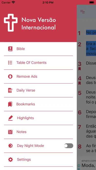 NVI Português Portuguese Bible Screenshots