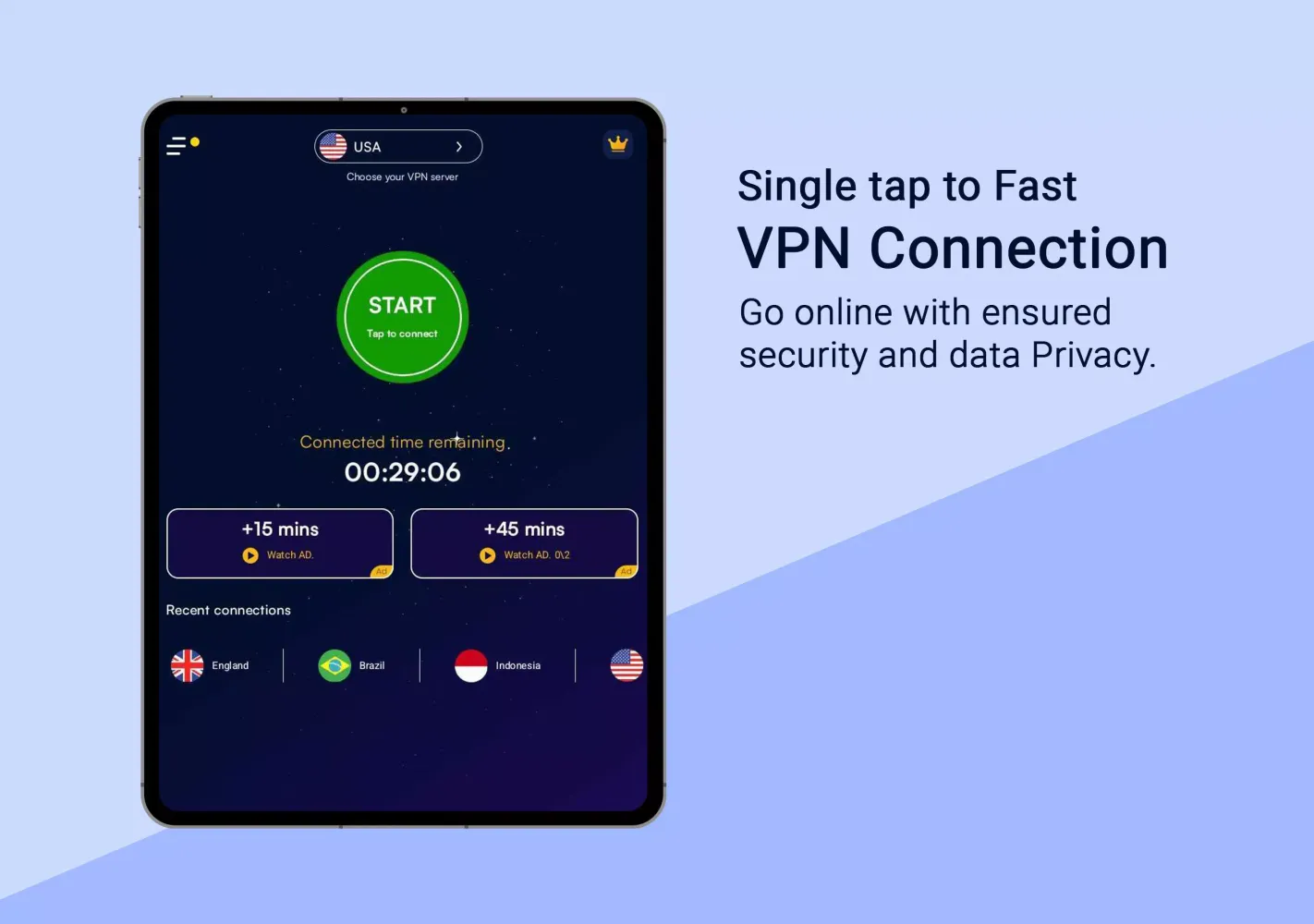 Capturas de pantalla de VPN Pronto : Fast & Secure VPN