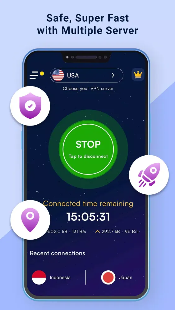 Capturas de pantalla de VPN Pronto : Fast & Secure VPN