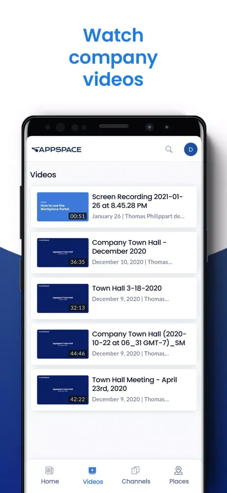 Appspace Screenshots