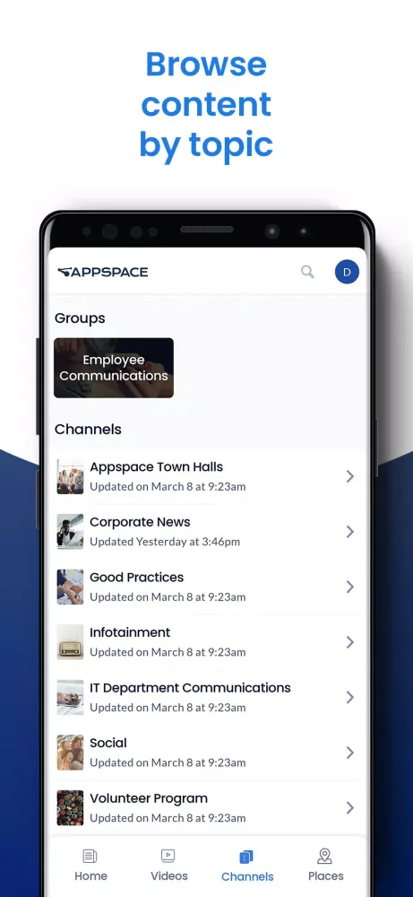 Appspace Screenshots