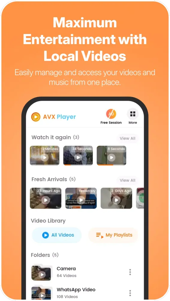 AVX Video Player Screenshots