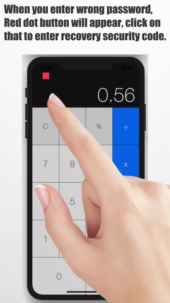 Ảnh chụp màn hình của Calculator Vault: Secret Album