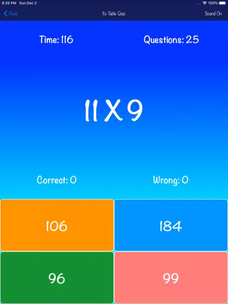 Capturas de pantalla de Times Tables Made Easy Lite iPad 
