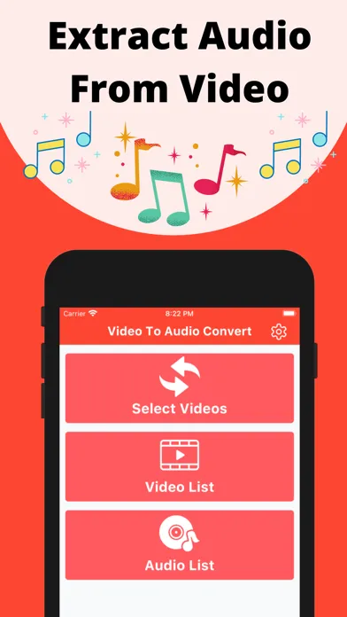 Video Converter - Extract Mp3 سکرین شاٹس