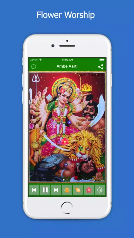 Capturas de tela do Ambe Maa Aarti & HD Audio