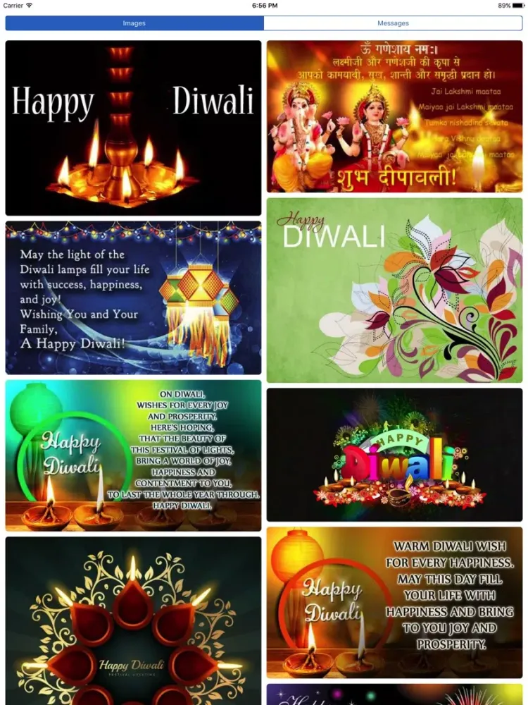 Captures d'écran de Diwali Wishes/Greetings 2017 iPad 