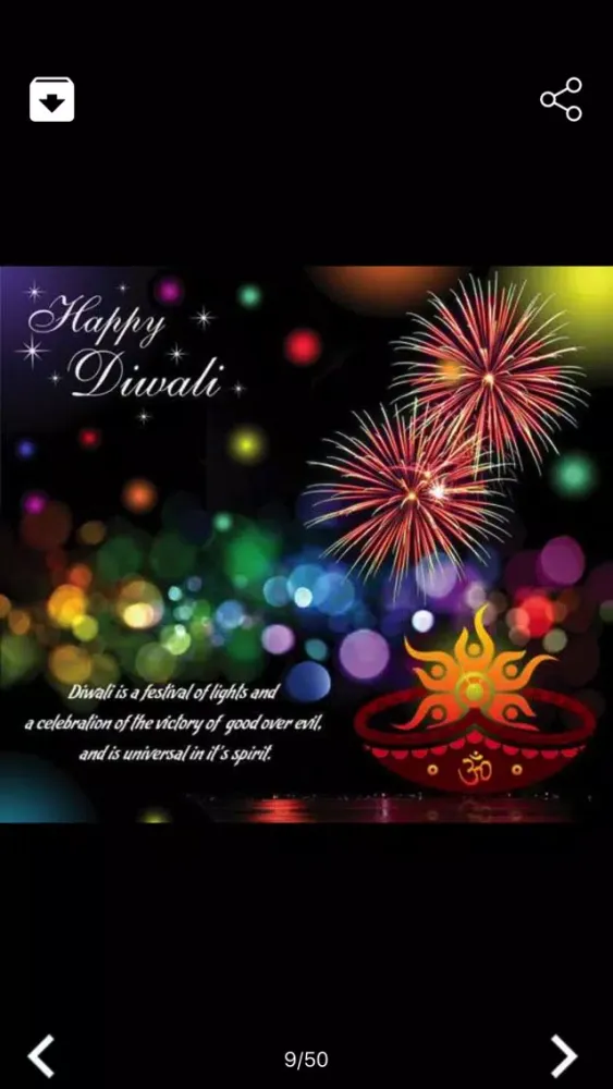 Captures d'écran de Diwali Wishes/Greetings 2017
