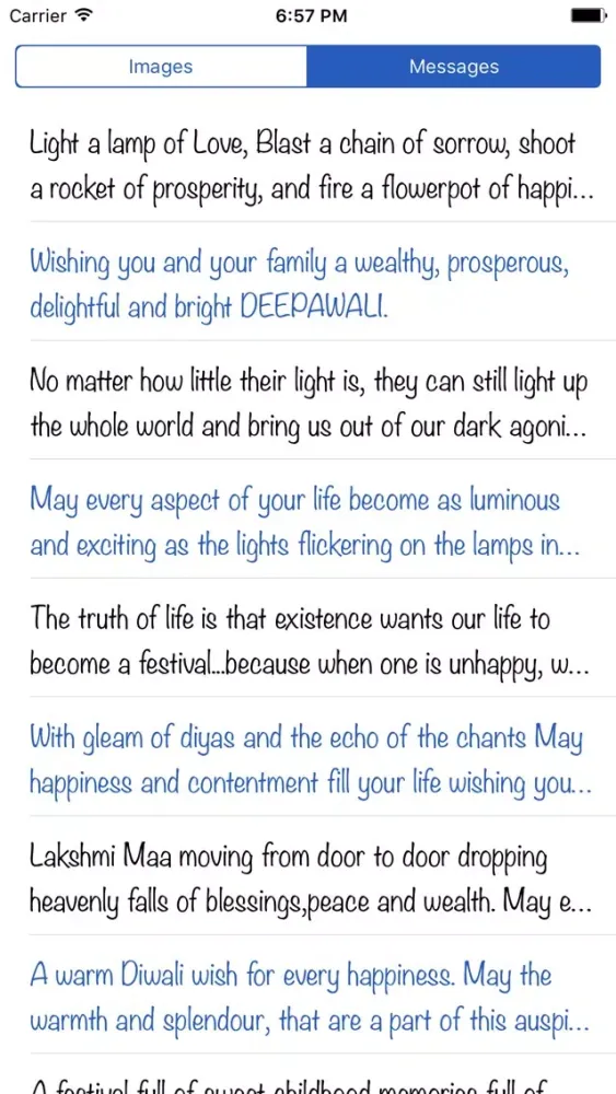 Captures d'écran de Diwali Wishes/Greetings 2017