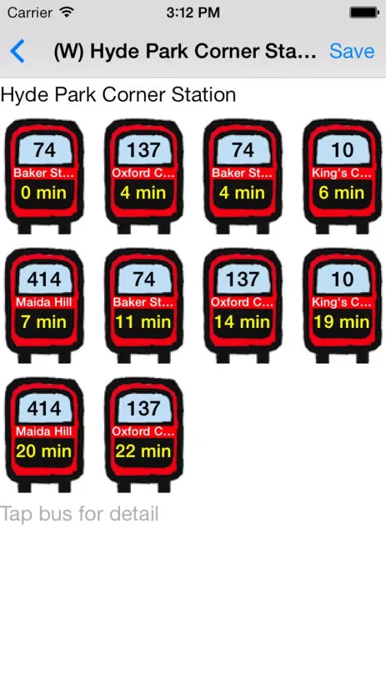 Tangkapan layar Live London Bus Tracker - TFL Transport Bus London Live Countdown Time, Route and Map