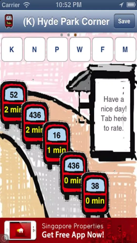 ภาพหน้าจอของ London Buses Art - A Bus London Live TFL Countdown for London Bus Transport Next Transit Time, Route and Stop using delightful art work